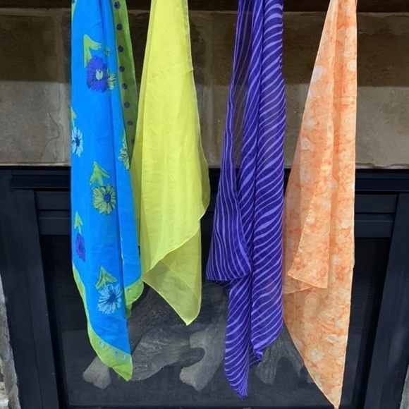 Square Neck Scarves-Multi Colors - Customer Appreciation - Picture 2 of 2